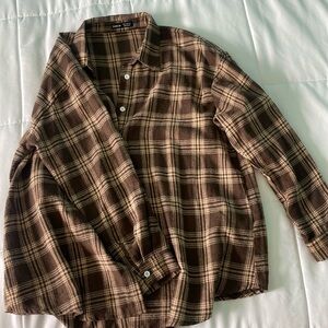 Women’s SHEIN Oversized Flannel